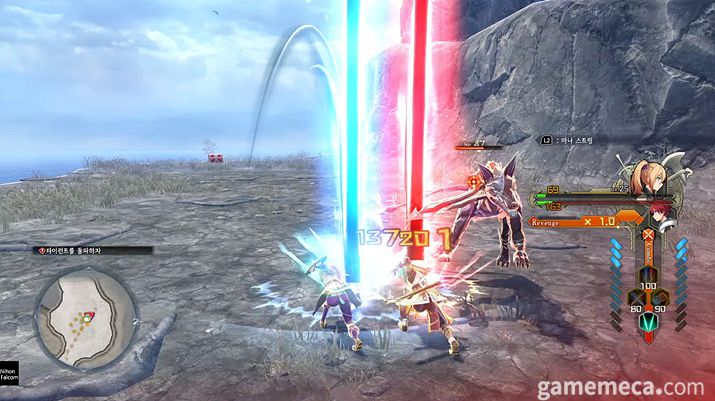 ▲ 콤비 모드에 익숙해지면 레벨 차이가 큰 적도 이긴다 (사진: 게임메카 촬영)