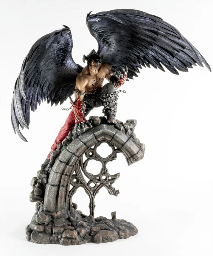 ▲ 카자마 진이 완전히 데빌의 피에 잠식되었을 때 나오는 데빌 진. 폭주하는 악마가 어떤 존재인지를 선명하게 보여주고 있다 (사진출처: 퓨어 아츠)