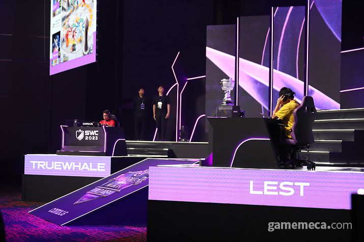 ▲ TRUEWHALE과 맞붙었던 결승전 (사진제공: 컴투스)