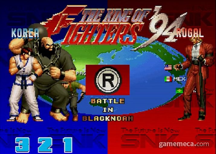 ▲ 해킹 롬이 아니라면 루갈을 고르는 방법은 없었던 KOF 94 (사진: 게임메카 촬영)