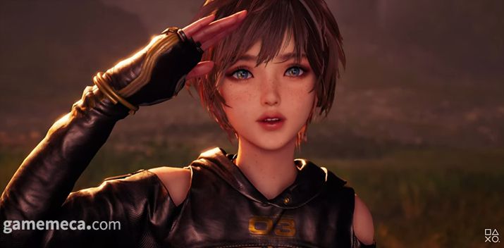 ▲ 이브의 장비 업그레이드를 도와주는 릴리;(사진출처: 스텔라 블레이드 PS5 트레일러 갈무리)