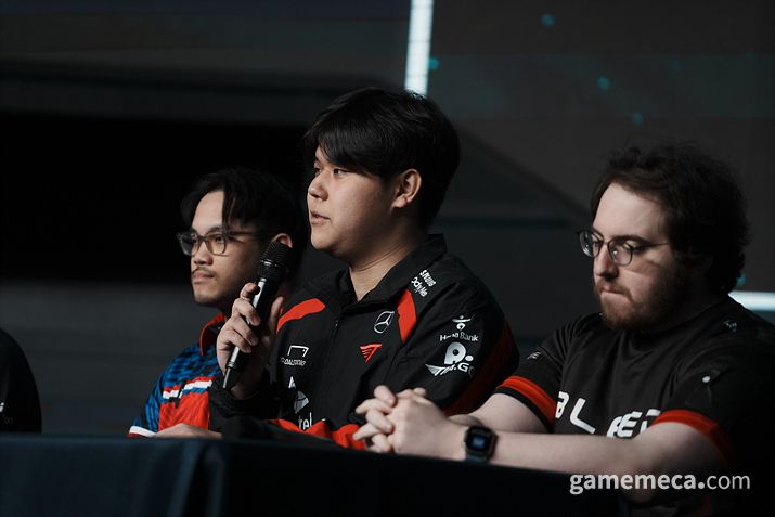 ▲ VCT 퍼시픽 킥오프 미디어데이에 참석한 T1 '이주' 함우주 (사진제공: 라이엇게임즈 e스포츠)