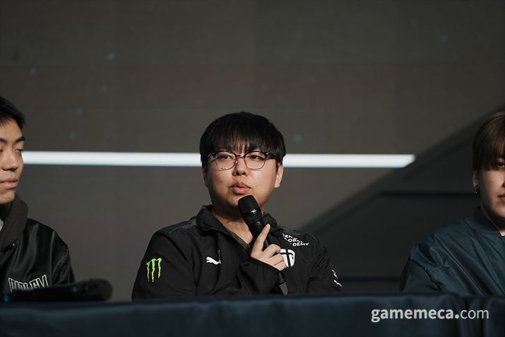 ▲ VCT 퍼시픽 킥오프 미디어데이에 참석한 젠지 '먼치킨' 변상범 (사진제공: 라이엇게임즈 e스포츠)