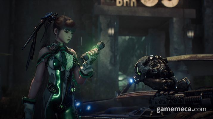 ▲ 동료들의 이야기도 확인할 수 있다 (사진: 스텔라 블레이드 예약 판매 트레일러 갈무리)