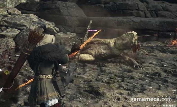 ▲ 고블린과 함께 질리도록 만나게 될 리자드맨 (사진: 게임메카 촬영)