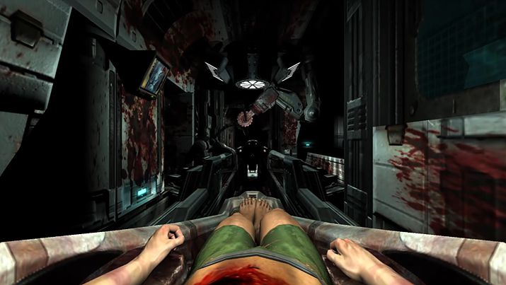 ▲ 저 앞에 전기톱! 저거 뭐야! (사진출처: 유튜브 채널 퍼도서관 갈무리)