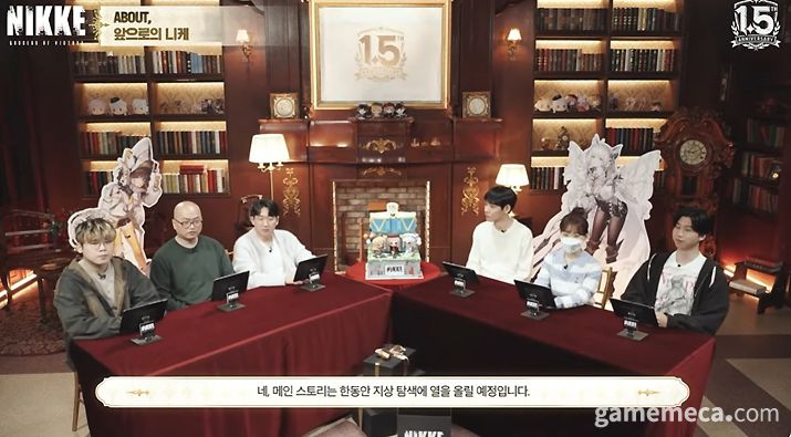 ▲ 신규 스킨 3종도 공개됐다 (사진출처: 니케 1.5주년 기념 방송 갈무리)