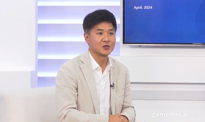 ▲ 컨퍼런스 콜에서 질문에 답하는 숲 정찬용 대표 (사진출처: 아프리카TV IR 생방송)