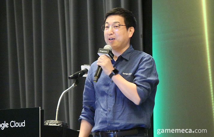 ▲ 구글 클라우드 김종옥 커스터머 엔지니어 (사진: 게임메카 촬영)