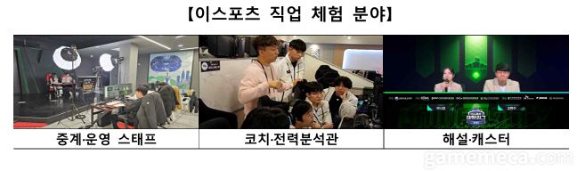 ▲ 학생들의 e스포츠 직업 체험도 늘린다 (자료제공: 문화체육관광부)