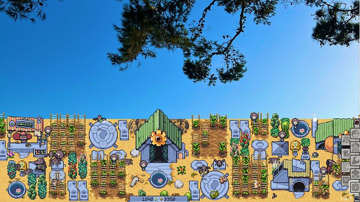 ▲ 게임은 전체화면을 제공하지 않고, 모니터 화면의 일부만 사용하게끔 구성됐다 (사진: 게임메카 촬영)