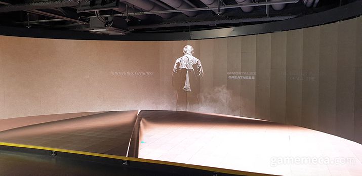 ▲ 페이커 전설의 전당 헌액 스킨 체험존 (사진: 게임메카 촬영)