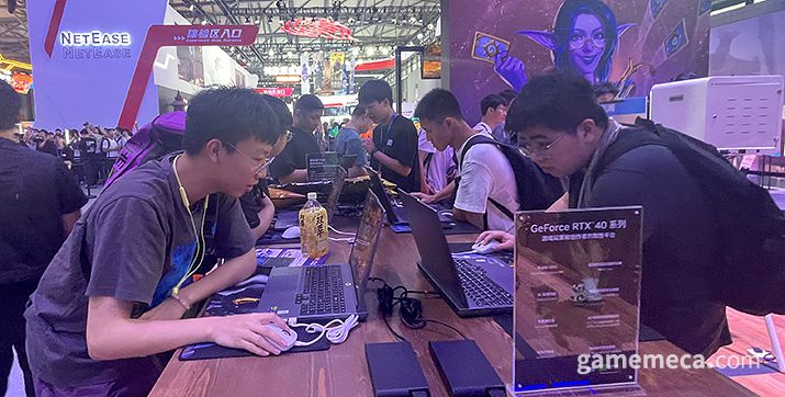 ▲ 시연은 없는데 뭘 기다리나 했더니 (사진: 게임메카 촬영)