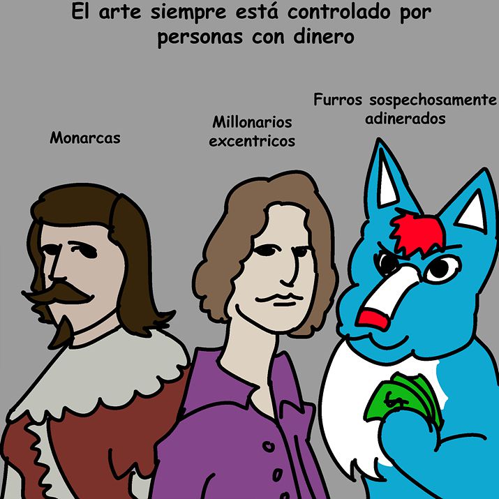 ▲ '수상할 정도로 돈이 많은 퍼리' 밈에서 알 수 있듯 그 외 지역에서는 아직 독특한 문화로 여겨진다 (원작자 Kastry 공식 X)