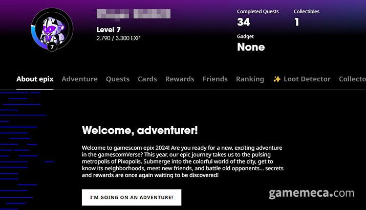 ▲ 게임스컴 에픽스 대표 이미지 (사진: 게임메카 촬영)