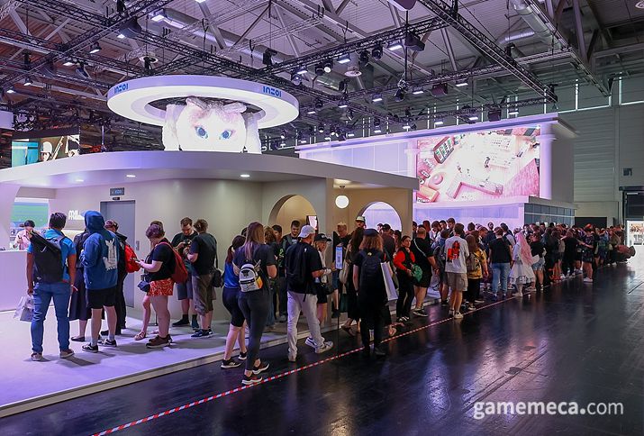 ▲ 2024 게임스컴, 인조이 부스 전경 (사진제공: 크래프톤)