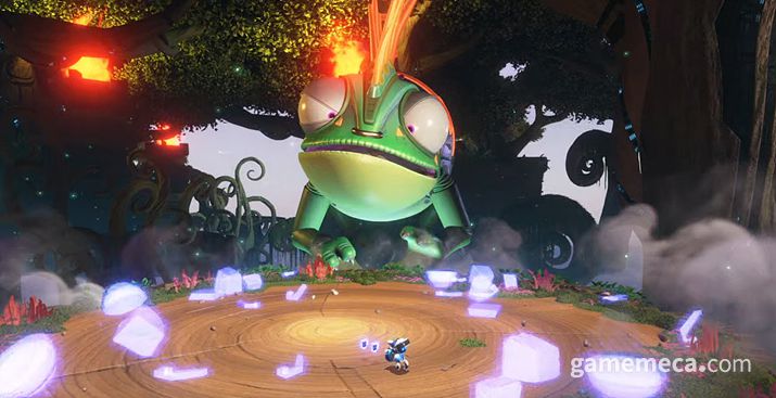 ▲ 고전했던 카멜레온 보스 (사진: 게임메카 촬영)