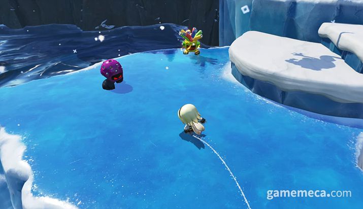 ▲ 플레이스테이션에 출시된 수많은 게임 캐릭터가 까메오로 구현됐다 (사진: 게임메카 촬영)