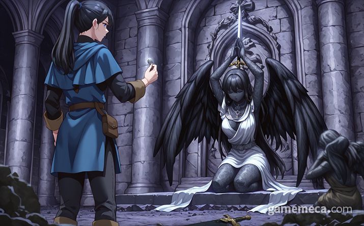 ▲ 모리안... 벌 서나?