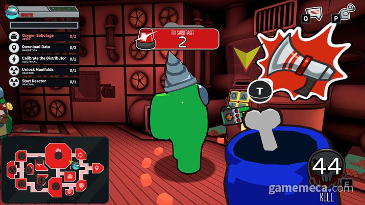 ▲ 어몽 어스 3D 스크린샷 (사진출처: 게임 스팀 페이지)