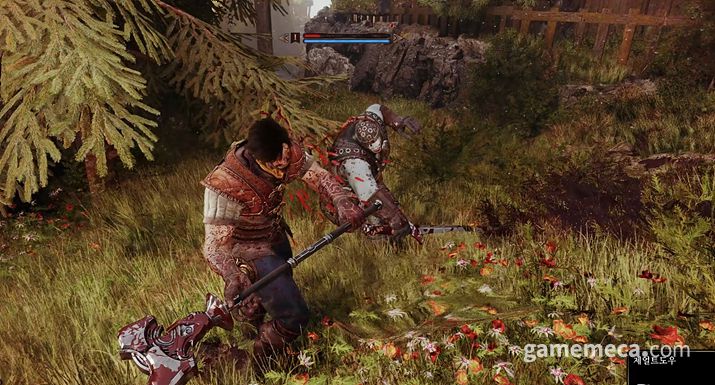 ▲ 오른쪽, 왼쪽, 위, 아래, 여러 방향으로 공격 (사진: 게임메카 촬영)