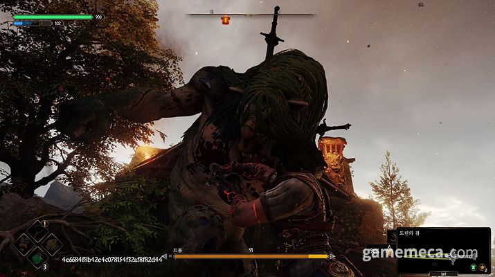 ▲ 강적 트롤, 찌르기가 유효하지만 적은 피해 (사진: 게임메카 촬영)