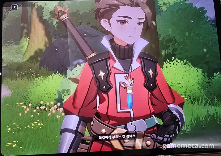 ▲ 인게임 그래픽으로 구현된 3D 애니메이션과 함께 (사진: 게임메카 촬영)