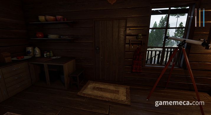 ▲ 게임이 시작되는 어두운 오두막;(사진: 게임메카 촬영)