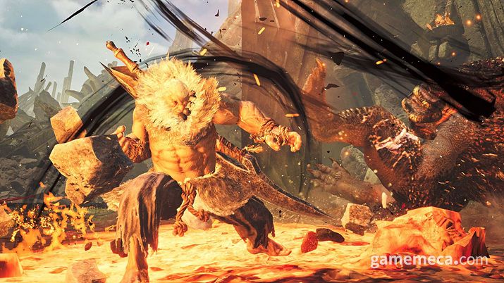 ▲ 고우키 장비를 착용하면 다양한 특수 액션을 만나볼 수 있다 (사진출처: 몬스터 헌터 와일즈 공식 홈페이지)