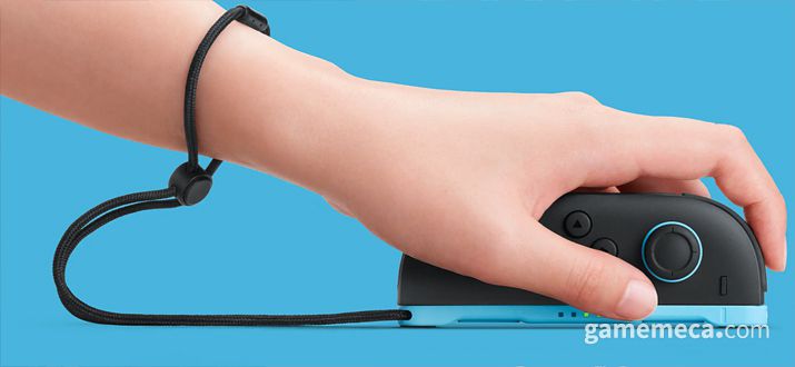 ▲ 조이콘 2를 마우스처럼 쓸 수 있다 (사진출처: 한국닌텐도 공식 홈페이지);