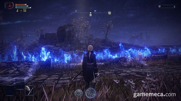 ▲ 밤의 비, 빠르게 체력이 감소한다 (사진: 게임메카 촬영)