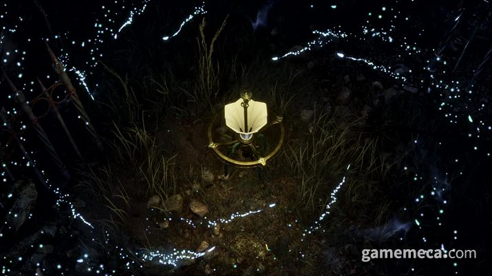 ▲ 나비를 따라 과거의 크라트를 직면하고 다시 한 번 '거짓'에 뛰어들어야 한다 (사진: 게임메카 촬영)