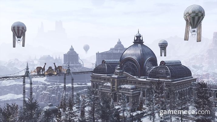 ▲ 크라트의 아름다운 설경을 보라 (사진: 게임메카 촬영)