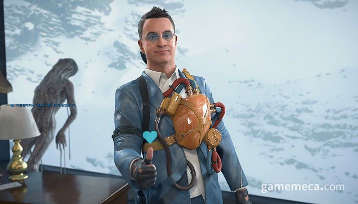 ▲ 다시 만난 유쾌한 남자 '하트맨' (사진: 게임메카 촬영)