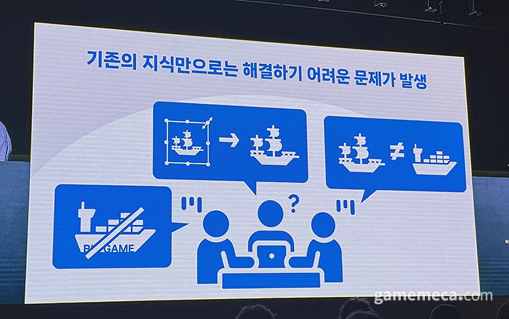 ▲ 글로벌에 갈 게임은 국내에서 만들던 게임을 단순히 크게 만드는 것을 넘어 새로운 접근방식이 요구된다 (사진: 게임메카 촬영)