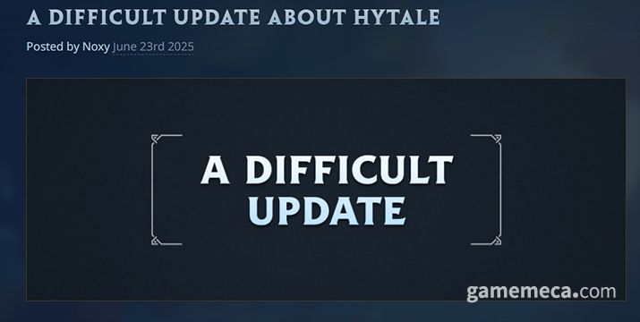 ▲ 하이테일 개발 중단 및 하이픽셀 스튜디오 폐쇄 공지 (자료출처: 하이픽셀 스튜디오 공식 홈페이지)