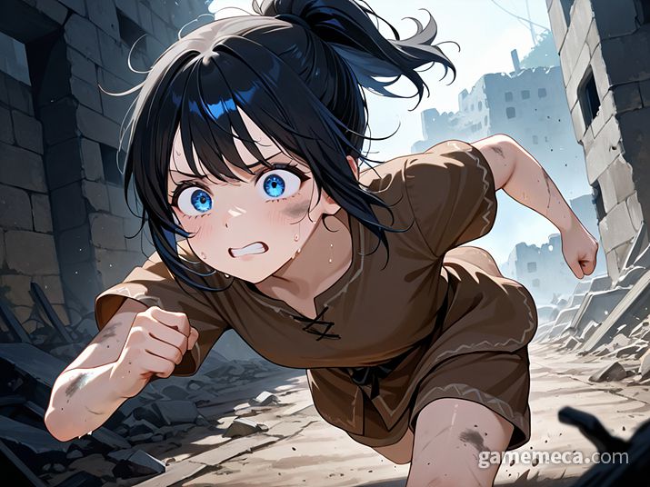 ▲ 도망치는 노예 아닙니다