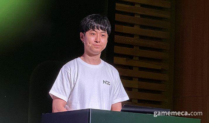 ▲ 메이플스토리 김재유 기획자 (사진: 게임메카 촬영)