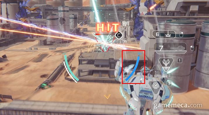 ▲ 스킬 및 부스터 사용에 필요한 EN 게이지 (사진: 게임메카 촬영)