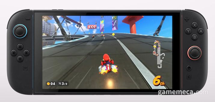 ▲ 스위치 2 휴대모드 구동 모습 (사진출처: 닌텐도 스위치 2 소개 영상 갈무리)