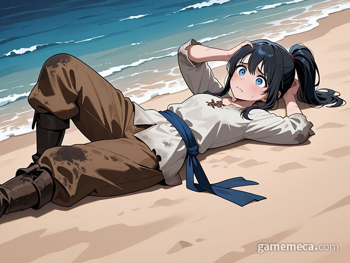 ▲ '으이그 또 생존이야?' 라는 포즈와 표정이네