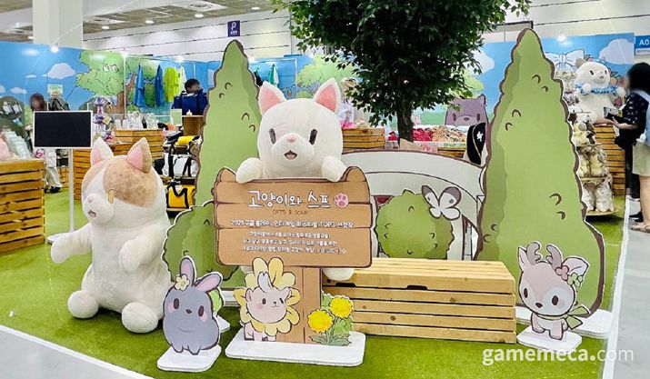 ▲ 고양이와 스프 굿즈샵 전경 (사진제공: 네오위즈)