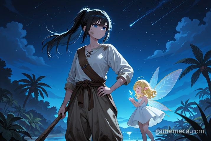 ▲ 밤이 되었습니다