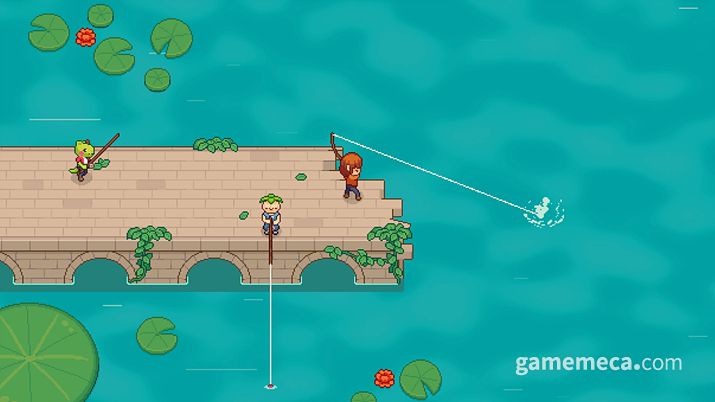 ▲ 귀여운 소녀와 함께 식재료 모으는 '달밤포차' (사진: 게임메카 촬영)