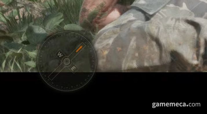 ▲ 나침반, 목적지를 단순한 방식으로 안내 (사진: 게임메카 촬영)