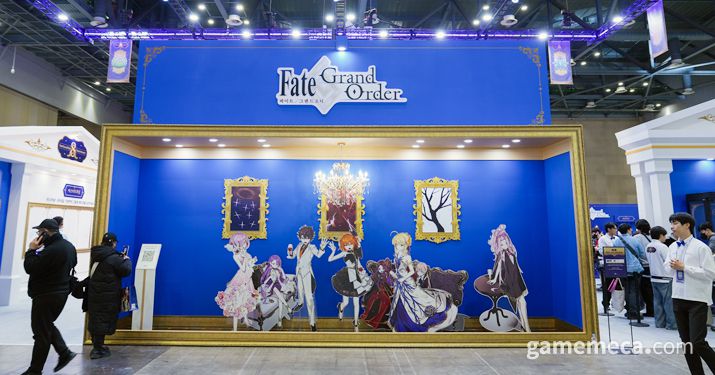 ▲ 페이트/그랜드 오더 AGF 2025 부스 현장 (사진제공: 넷마블)