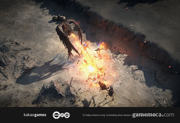 ▲ 와이번, 곰 등 동물로 변신해 전투하는 드루이드 (사진제공: 카카오게임즈)