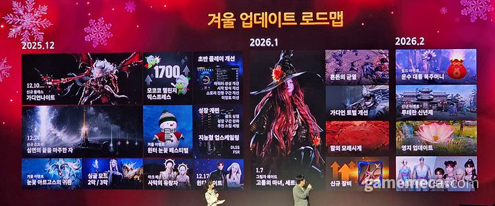 ▲ 로스트아크 2026년 로드맵 (사진: 게임메카 촬영)