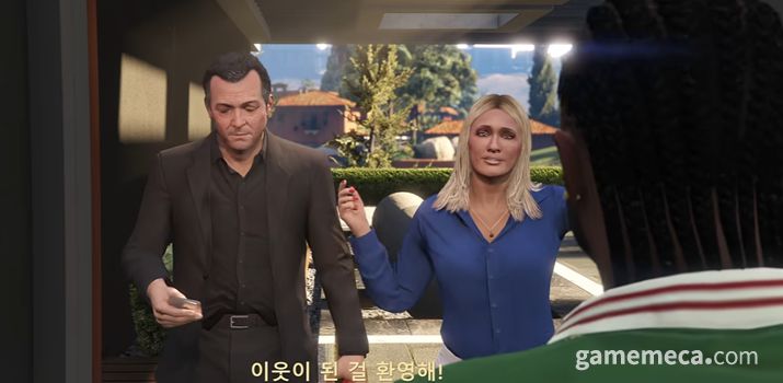 ▲ 업데이트 예고 영상에 등장한 마이클 (사진출처: GTA 온라인 '언덕 위의 안식처' 업데이트 소개 영상 갈무리)