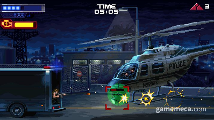 ▲ 헬기와 싸우는 사라 코너 (사진출처: 스팀)